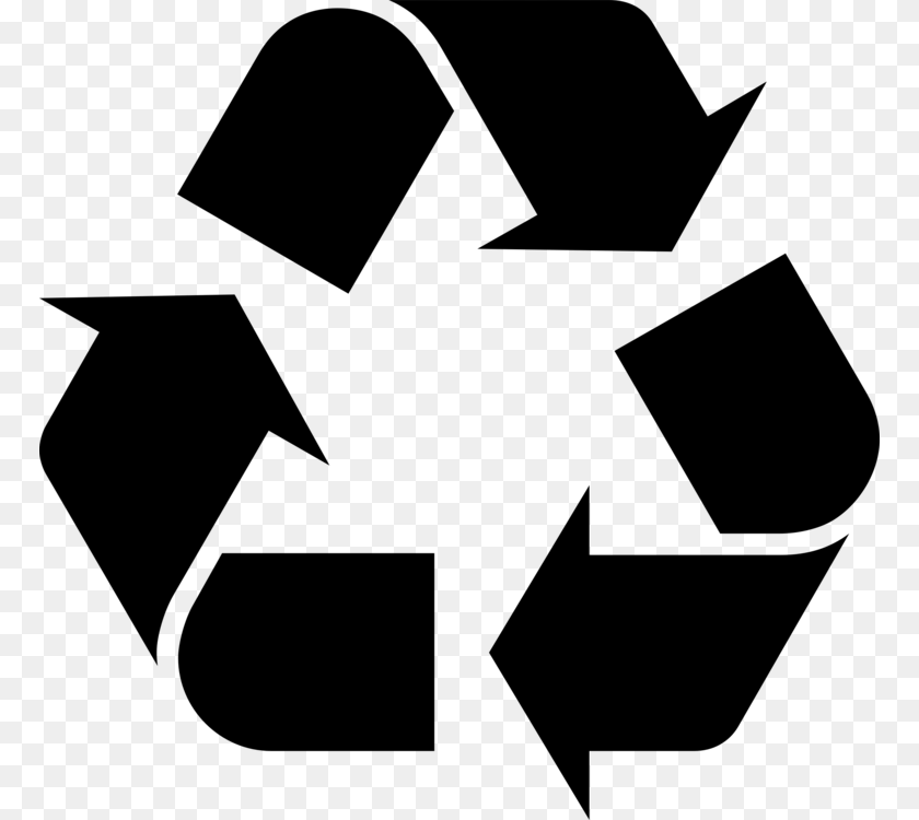 768x750 Recycling Symbol Logo Reuse Recycling Bin, Gray Clipart PNG
