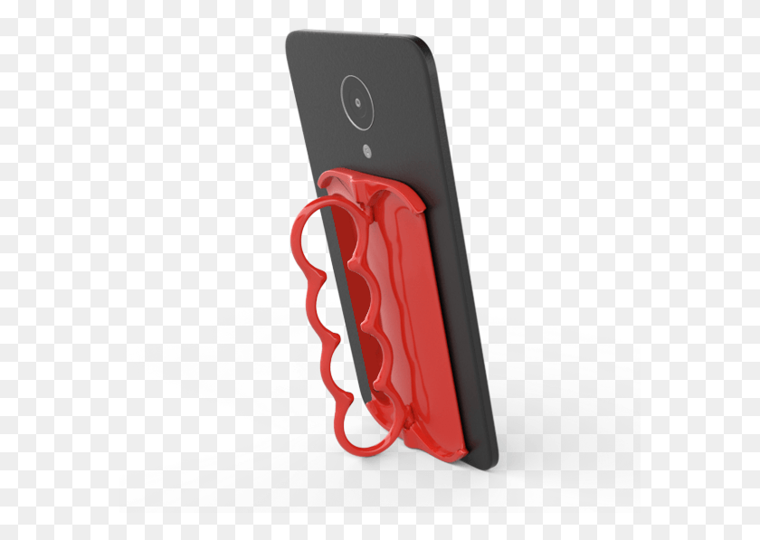 577x537 Red 4 Finger Side Open With Phone Trans Smartphone, Electronics, Dynamite, Bomb HD PNG Download