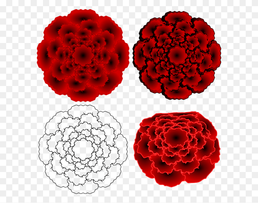 600x601 Red Abstract Lines Background Image Mart Clip Art, Plant, Dahlia, Flower HD PNG Download