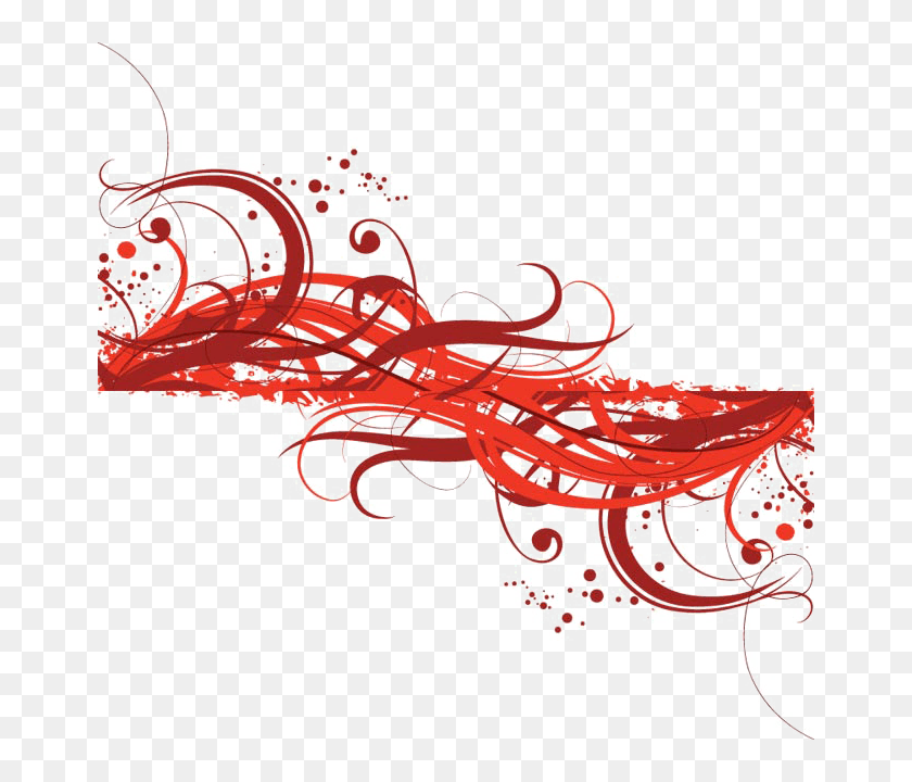 660x660 Red Abstract Lines Image Red Abstract Lines, Graphics, Floral Design HD PNG Download