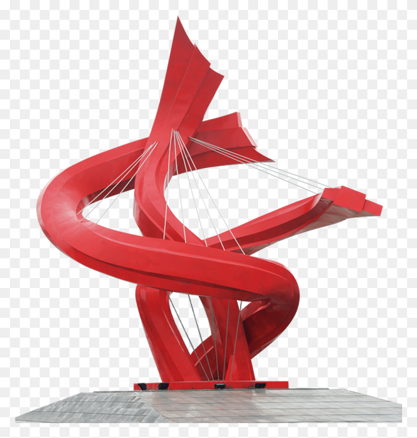 1129x1190 Red Abstract Sculpture Piece Portable Network Graphics, Chair, Furniture, Modern Art HD PNG Download