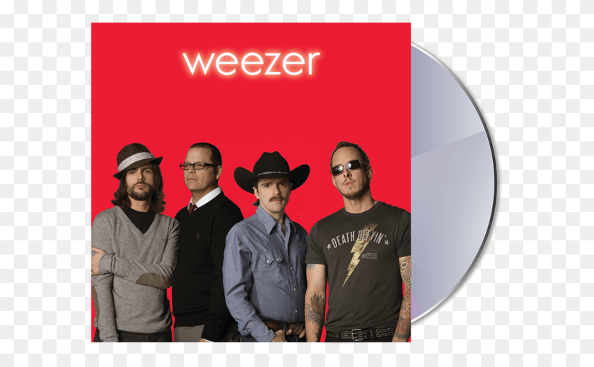 585x459 Descargar Png Red Album Cd Red Album Weezer, Ropa, Ropa, Persona Hd Png