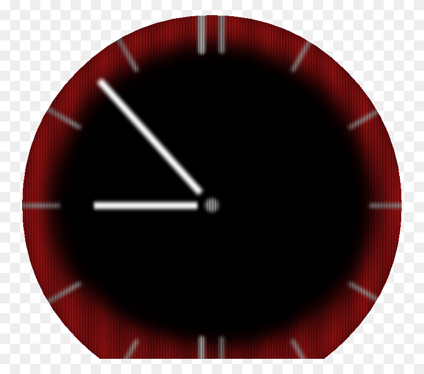 752x680 Red Alert, Compass, Analog Clock, Clock HD PNG Download