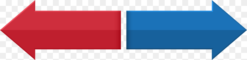 Red And Blue Arrow Blue Red Arrow, Logo Sticker PNG