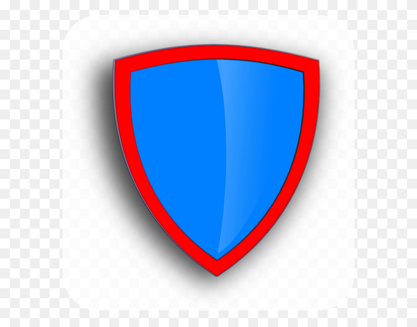 588x598 Красный И Синий Щит Логотип, Броня Hd Png Скачать