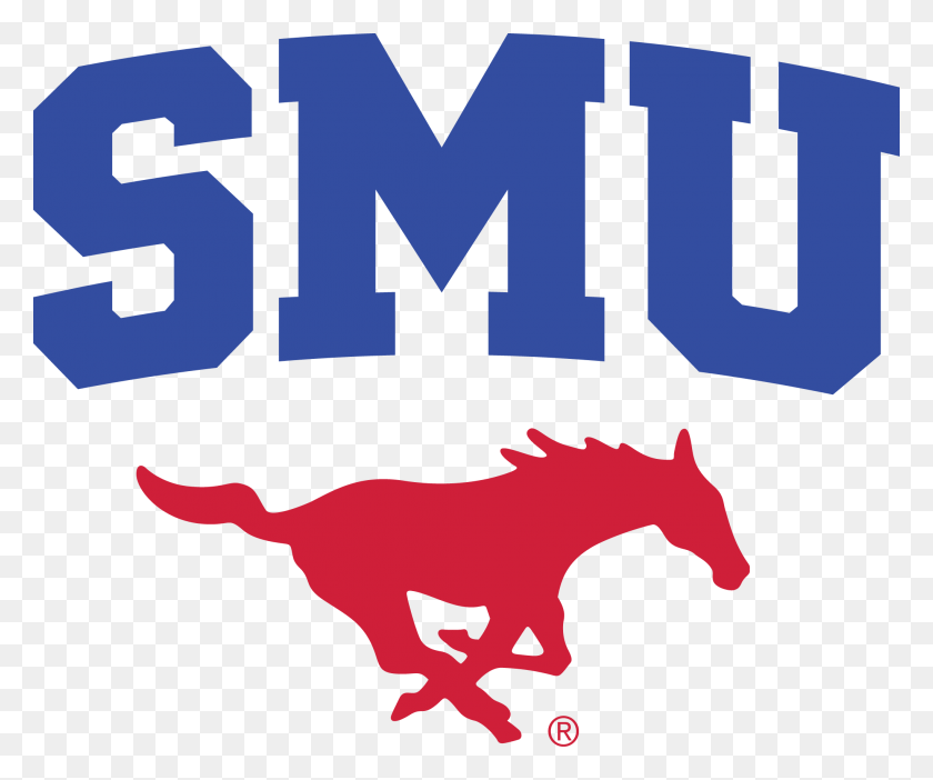 2044x1683 Red And Blue Smu Mustangs Logo, Symbol, Trademark, Text HD PNG Download