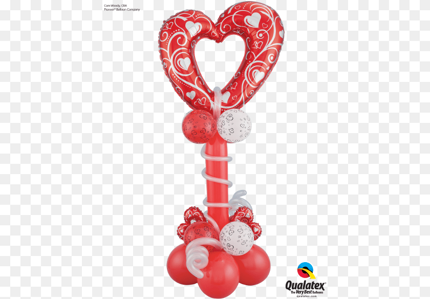 436x584 Red And White Heart Column Valentines Day Balloon Column, Food, Sweets Transparent PNG