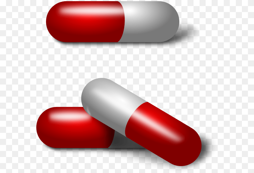 600x573 Red And White Pills Clip Art, Capsule, Medication, Pill, Dynamite Sticker PNG