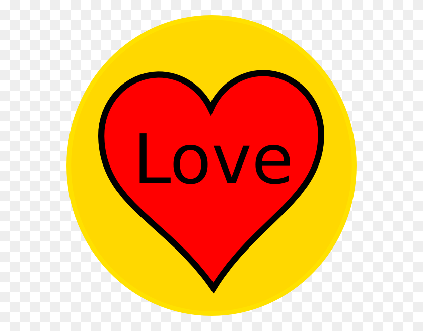 576x598 Red And Yellow Heart Red And Yellow Heart, Symbol, Label, Text HD PNG Download