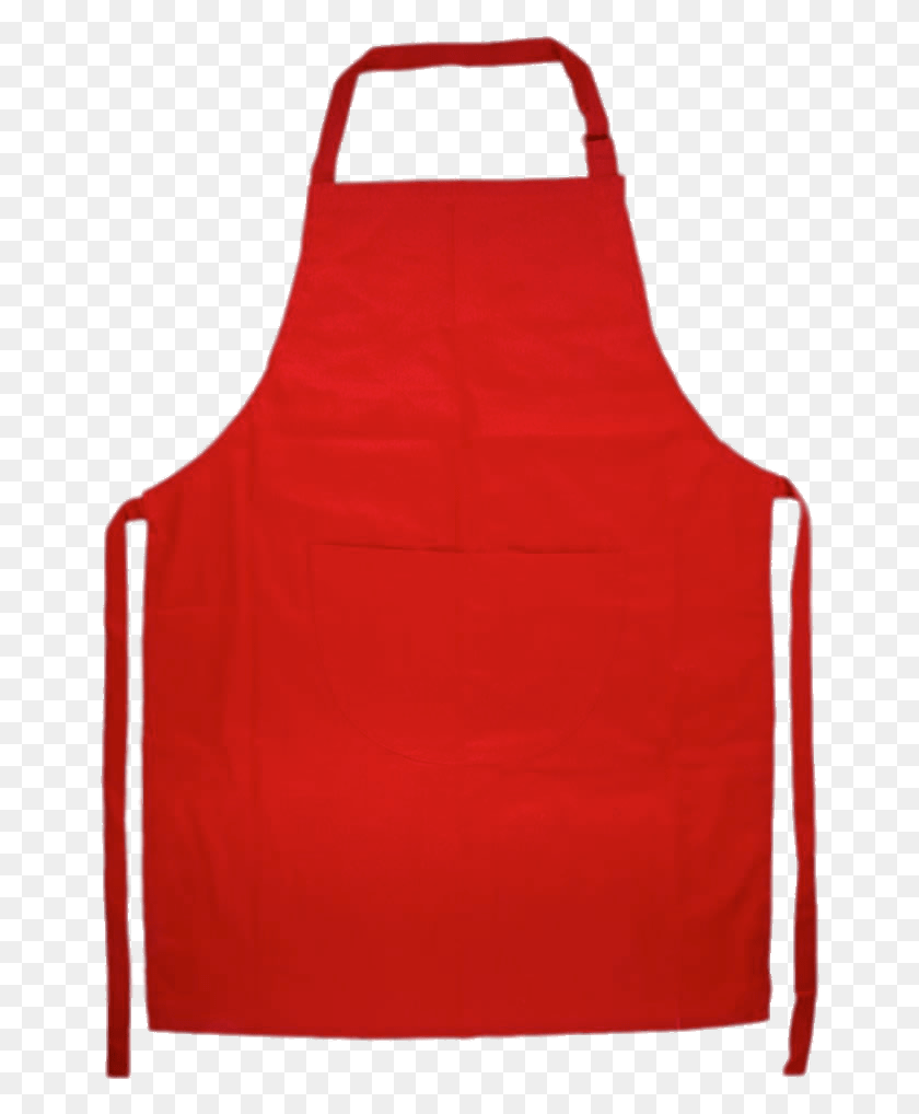 660x958 Red Apron HD PNG Download