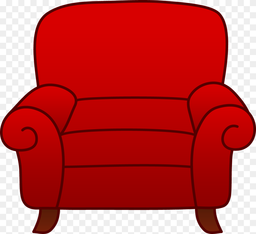Red Armchair Clipart, Chair, Furniture, Dynamite, Weapon PNG