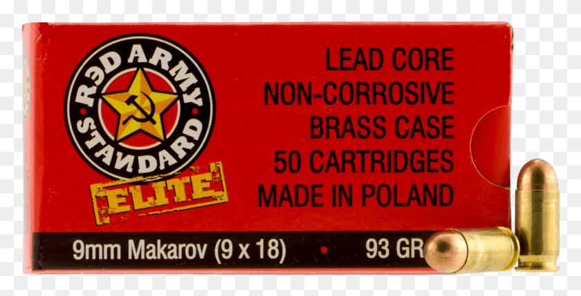 1845x873 Red Army Standard Am2017b Makarov Makarov 93 Gr Full Red Army Standard Ammunition, Text, Label, Advertisement HD PNG Download