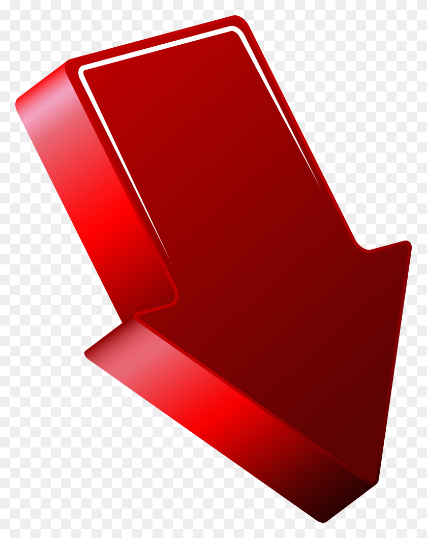 4787x6127 Red Arrow Transparent Clip Art Image Arrow Transparent, Shovel, Tool, Symbol HD PNG Download