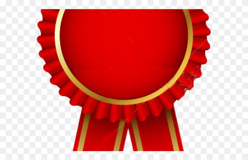 593x481 Red Award Ribbon, Logo, Symbol, Trademark HD PNG Download