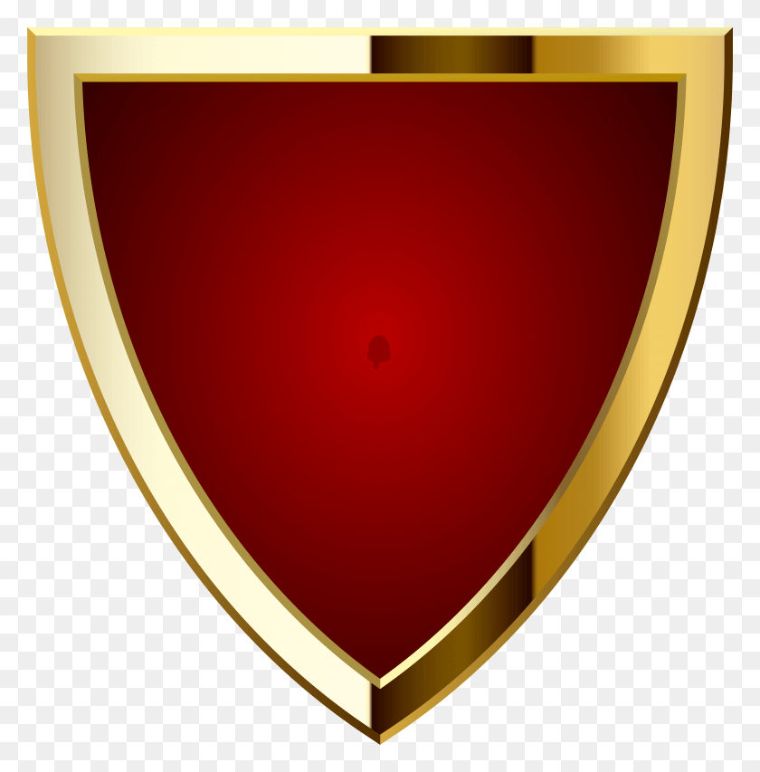 7699x7828 Red Badge Transparent Clip Art Image, Armor, Rug, Shield HD PNG Download