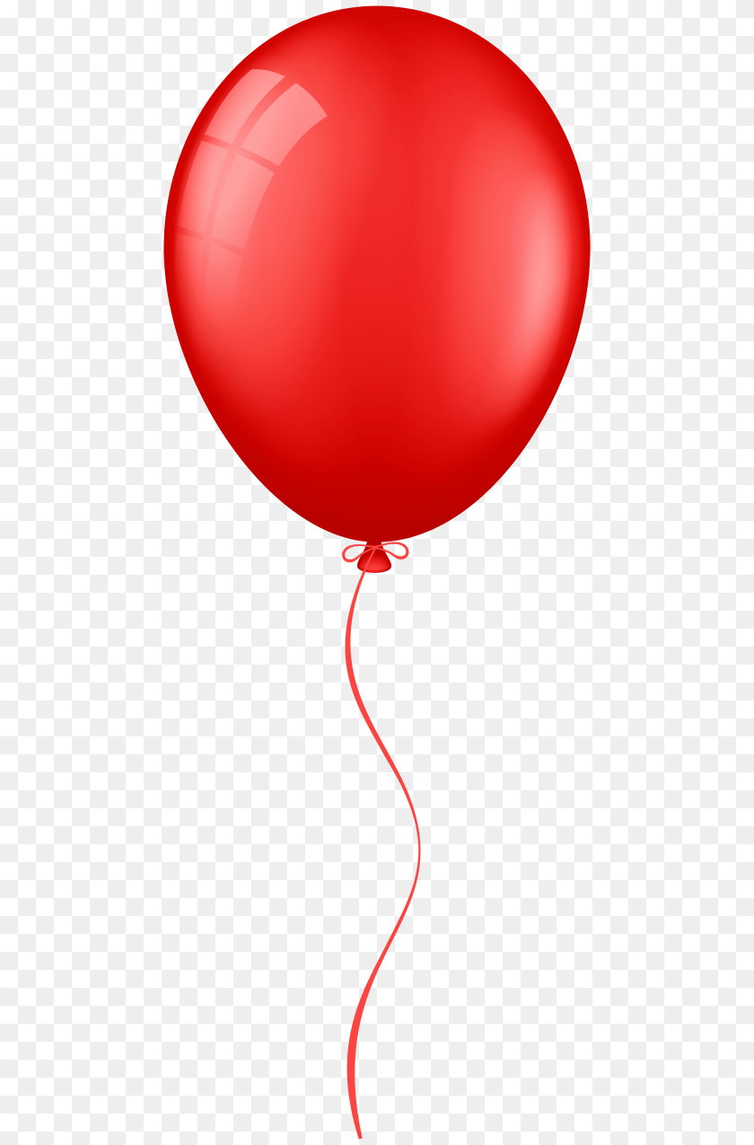 480x1275 Red Balloon PNG