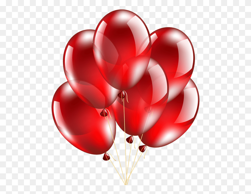 497x589 Red Balloons Transparent Background, Ball, Balloon, Heart HD PNG Download