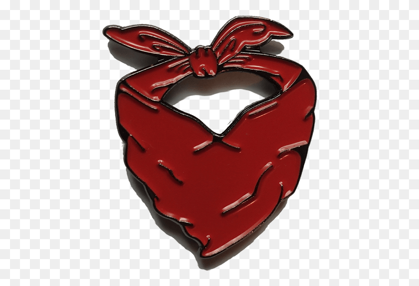 432x514 Red Bandana Angle With Shadows Chocolate, Heart, Food, Sweets HD PNG Download