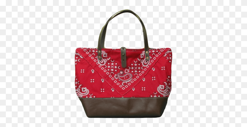 334x373 Red Bandana Tote Bag Tote Bag, Handbag, Accessories, Accessory HD PNG Download