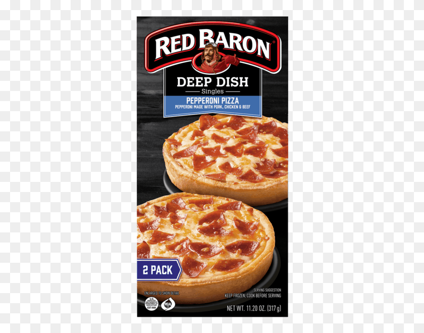 304x599 Descargar Png Red Baron Single Sirve Pizza Congelada Kroger Red Baron Singles Pizza Congelada, Comida, Producir, Planta Hd Png