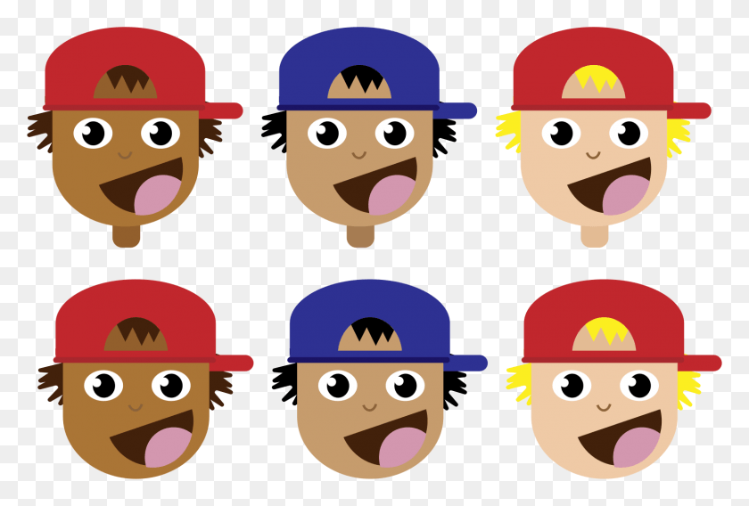 1503x980 Red Baseball Cap Clipart Boys With Cap Clipart, Label, Text, Face HD PNG Download
