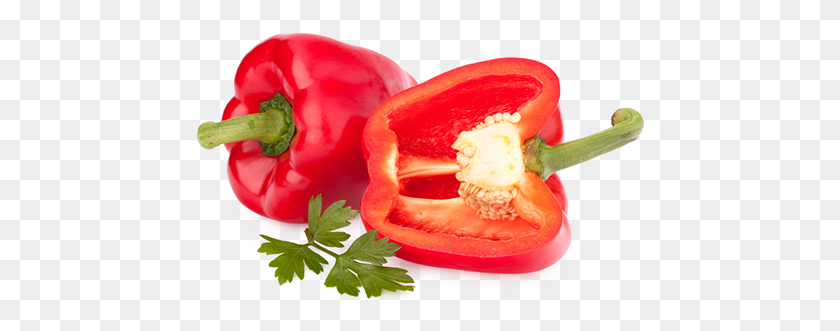 451x271 Red Bell Pepper, Plant, Bell Pepper, Vegetable HD PNG Download