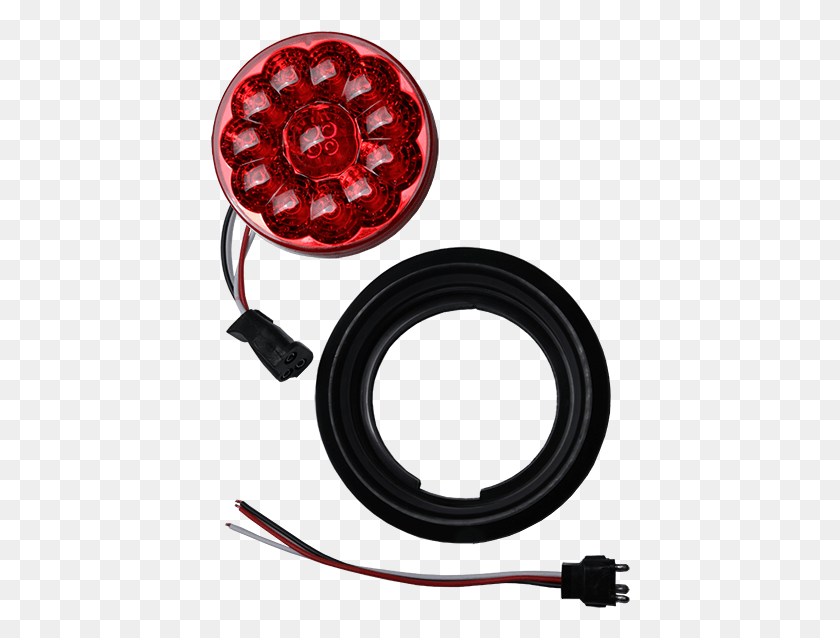 420x578 Red Black Grommet Stop Turn Amp Tail Lamp Kit Part Usb Cable, Plant, Food, Fruit HD PNG Download