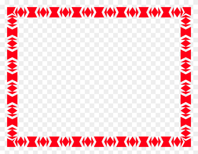 958x732 Red Border Frame File Moldura Vermelha, Text, Rug HD PNG Download