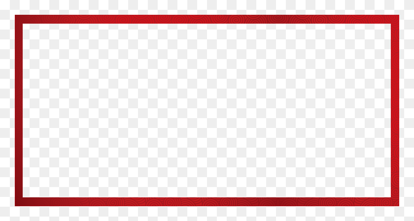 7087x3543 Red Border Paper Product, Text HD PNG Download