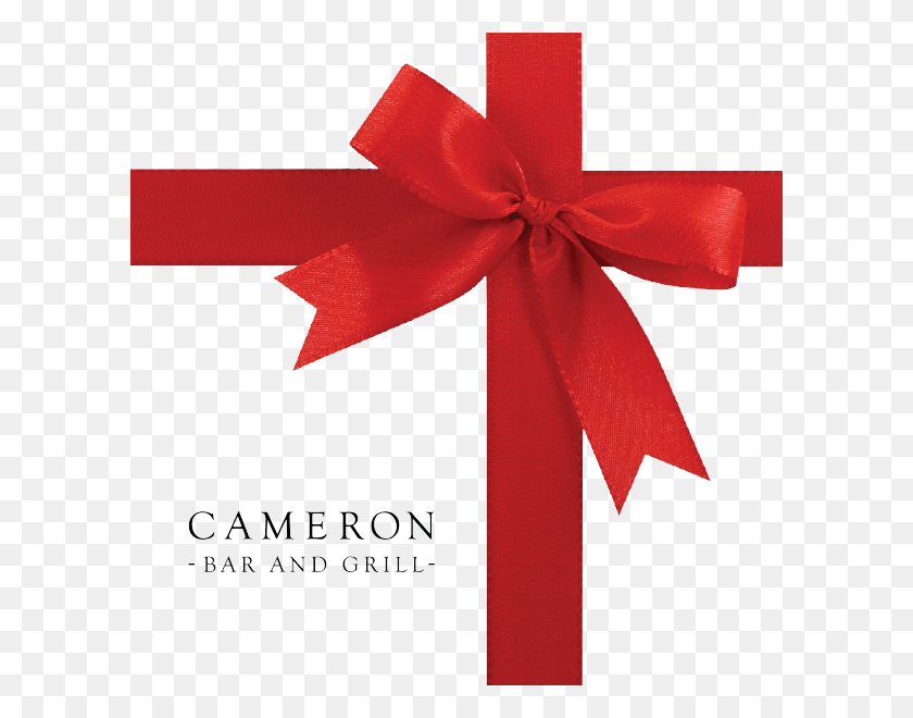 600x600 Red Bow, Gift, Cross, Symbol HD PNG Download