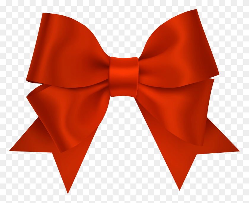 7939x6373 Red Bow Image, Tie, Accessories, Accessory HD PNG Download