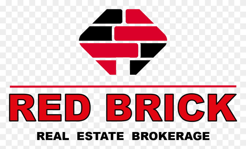 1022x592 Red Brick Real Estate Brokerage Emblem, Text, Number, Symbol HD PNG Download