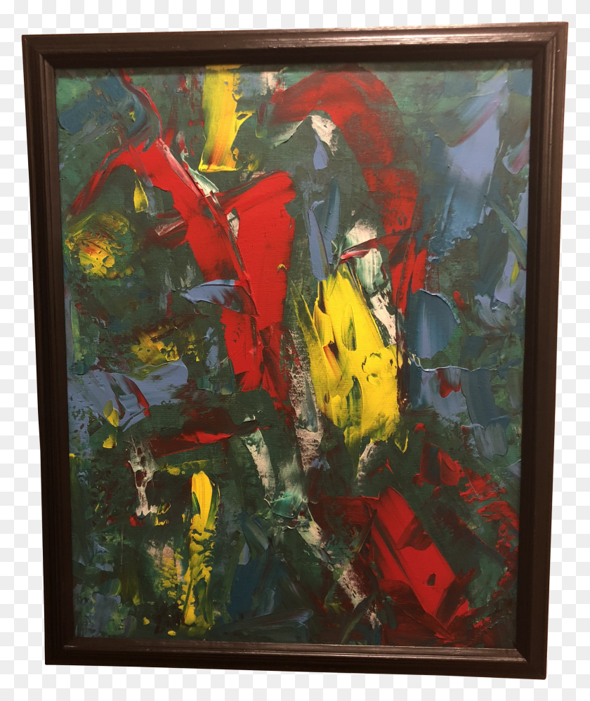 2591x3117 Red Bull And Monkey, Arte Moderno, Acrílico Contemporáneo Original Hd Png