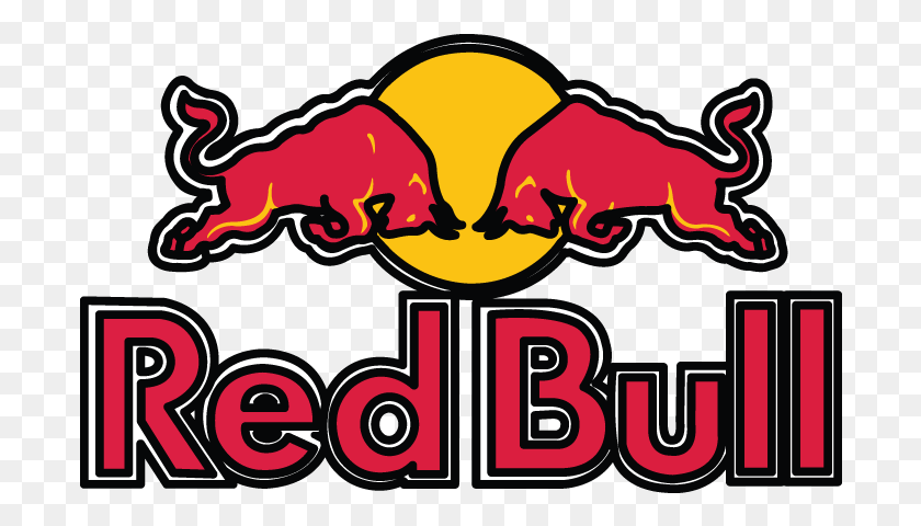 696x420 Red Bull Logo Step By Step Drawing Tutorial Http Red Bull Logo Pin, Label, Text, Crowd HD PNG Download