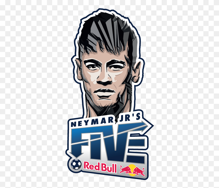 342x664 Red Bull Neymar Jr39S Five, Плакат, Реклама, Текст Hd Png Скачать