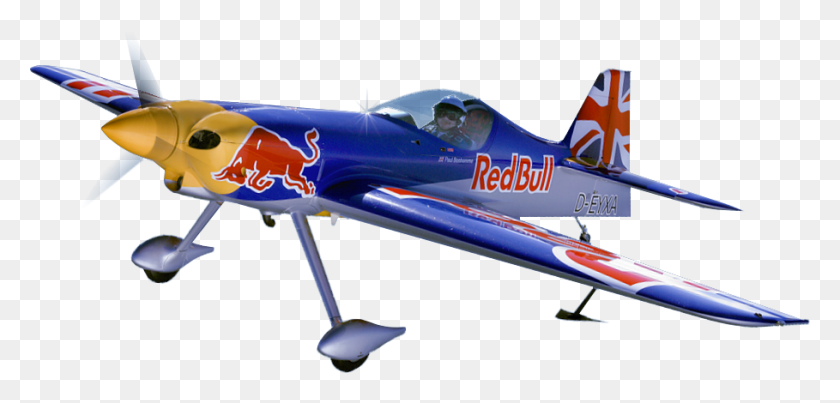 909x400 Descargar Png / Avión Red Bull Png