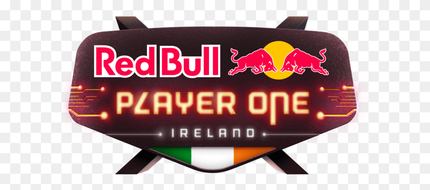 601x312 Red Bull Player One Red Bull, Text, Light, Meal HD PNG Download