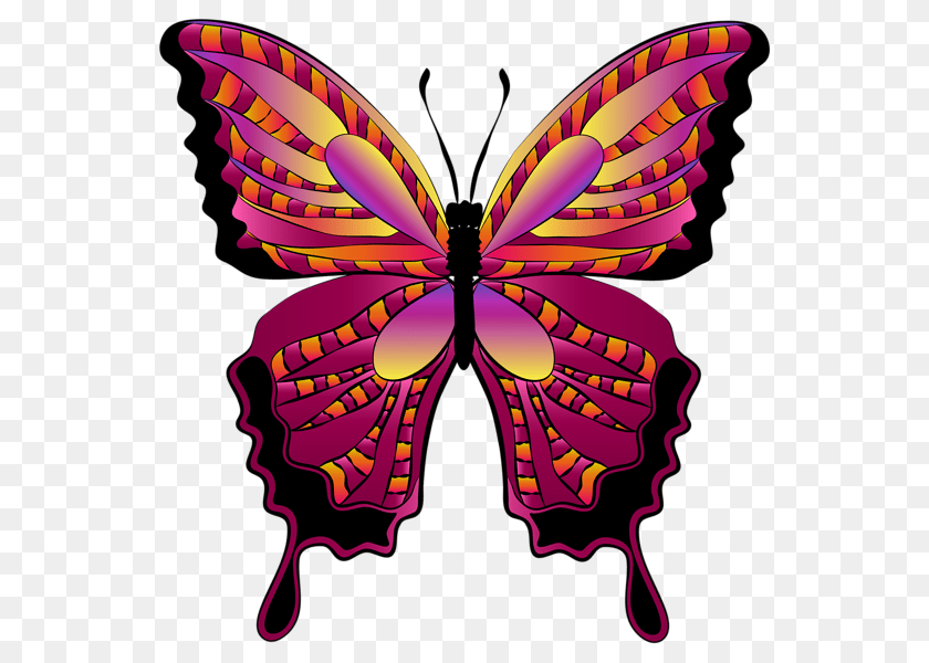 587x600 Red Butterfly Clipart A Butterfly Butterfly, Purple, Art, Graphics, Pattern Transparent PNG