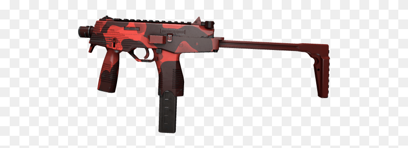 521x245 Red Camo Ii Ltbrgt Mp9 Red Camo, Gun, Weapon, Weaponry HD PNG Download