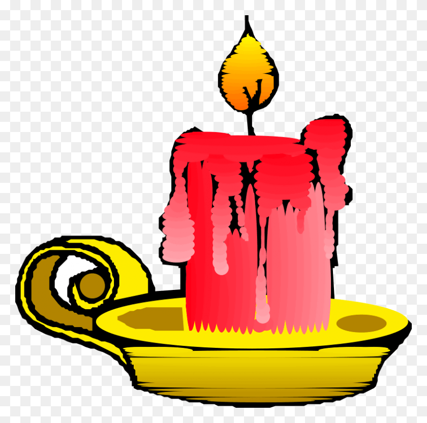 800x793 Red Candle Candle Clip Art, Fire, Bowl HD PNG Download