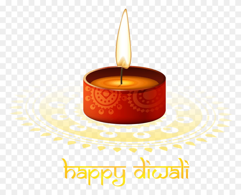 5734x4551 Красная Свеча Happy Diwali Image Candle, Огонь, Пламя, Торт Ко Дню Рождения Hd Png Скачать