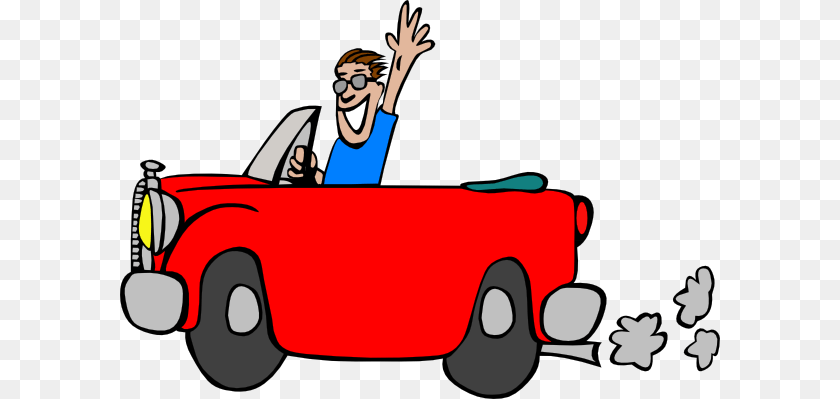 Red Car Clip Art, Person, Wheel, Machine, Head Transparent PNG