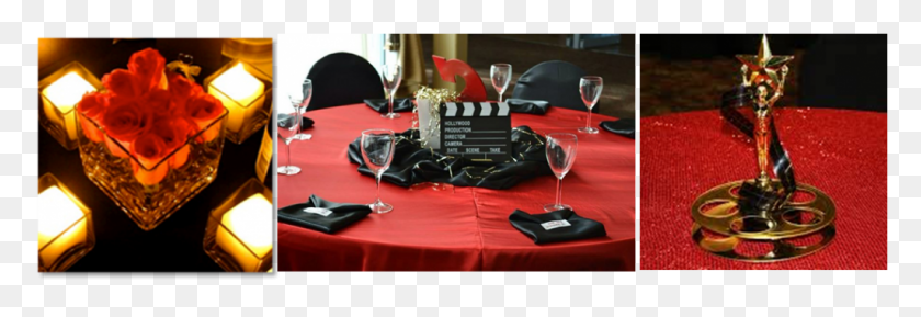 1024x301 Red Carpet Awards Party Table Decor Red Carpet, Glass, Tablecloth, Chair HD PNG Download