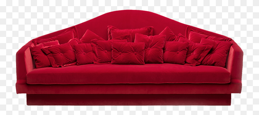 741x314 Red Carpet Sofa Studio Couch, Cushion, Furniture, Pillow HD PNG Download