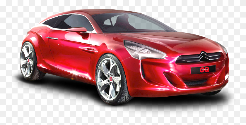 1647x778 Descargar Png Coche Citroen Rojo Citroen Concept Car Rojo, Vehículo, Transporte, Automóvil Hd Png