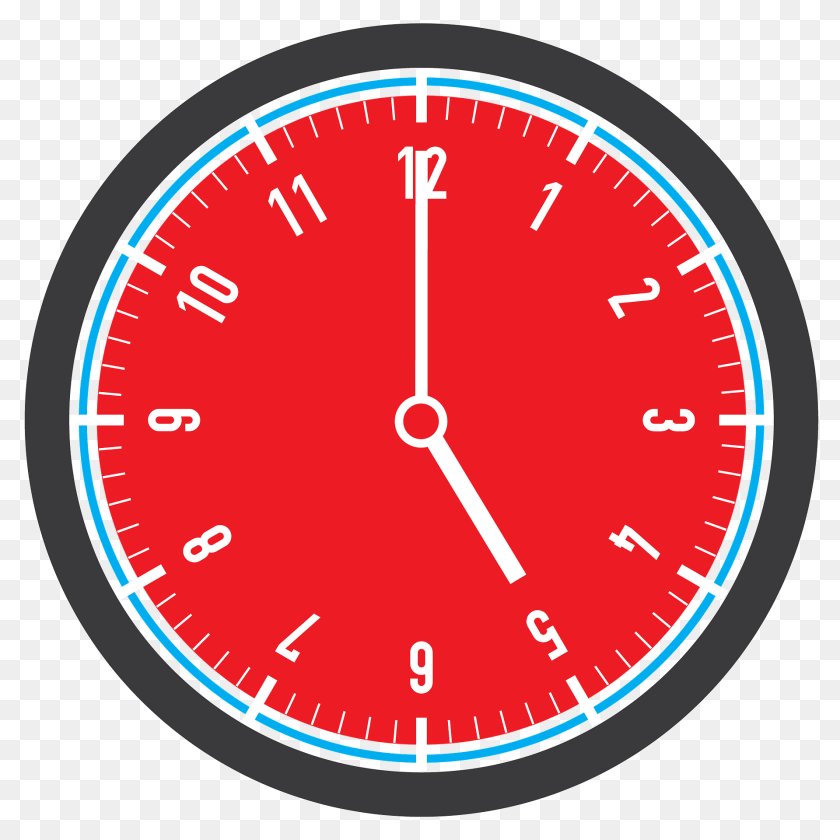 1920x1920 Red Clock Clipart, Gauge, Tachometer Transparent PNG