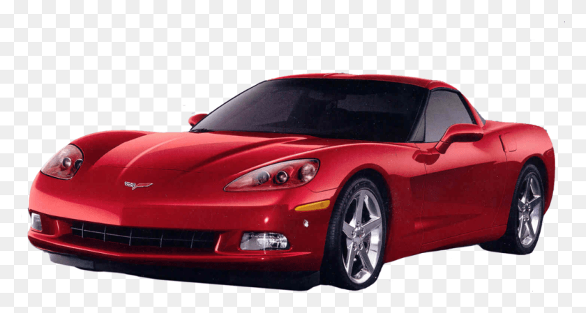 1000x500 Red Corvette, Car, Vehicle, Transportation HD PNG Download