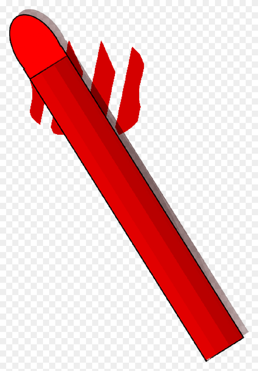 800x1177 Crayón Rojo Para Colorear Flecha Roja Apuntando A La Derecha, Lápiz, Dinamita, Bomba Hd Png
