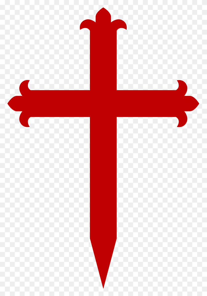 2000x2918 Красный Крест Клипарт Религиозный Крест Святого Михаила, Символ, Распятие, Логотип Hd Png Скачать