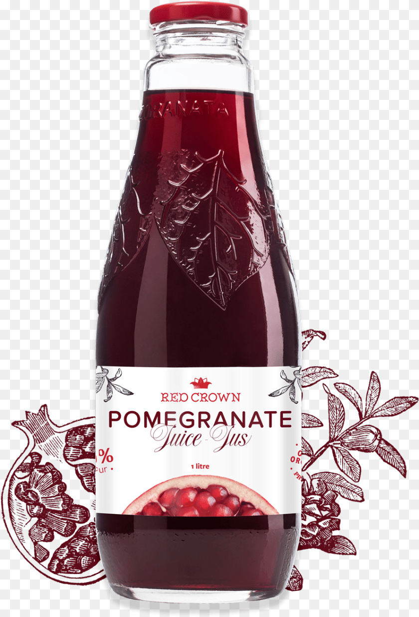 889x1307 Red Crown Pomegranate Juice, Beverage, Food, Fruit, Plant Transparent PNG